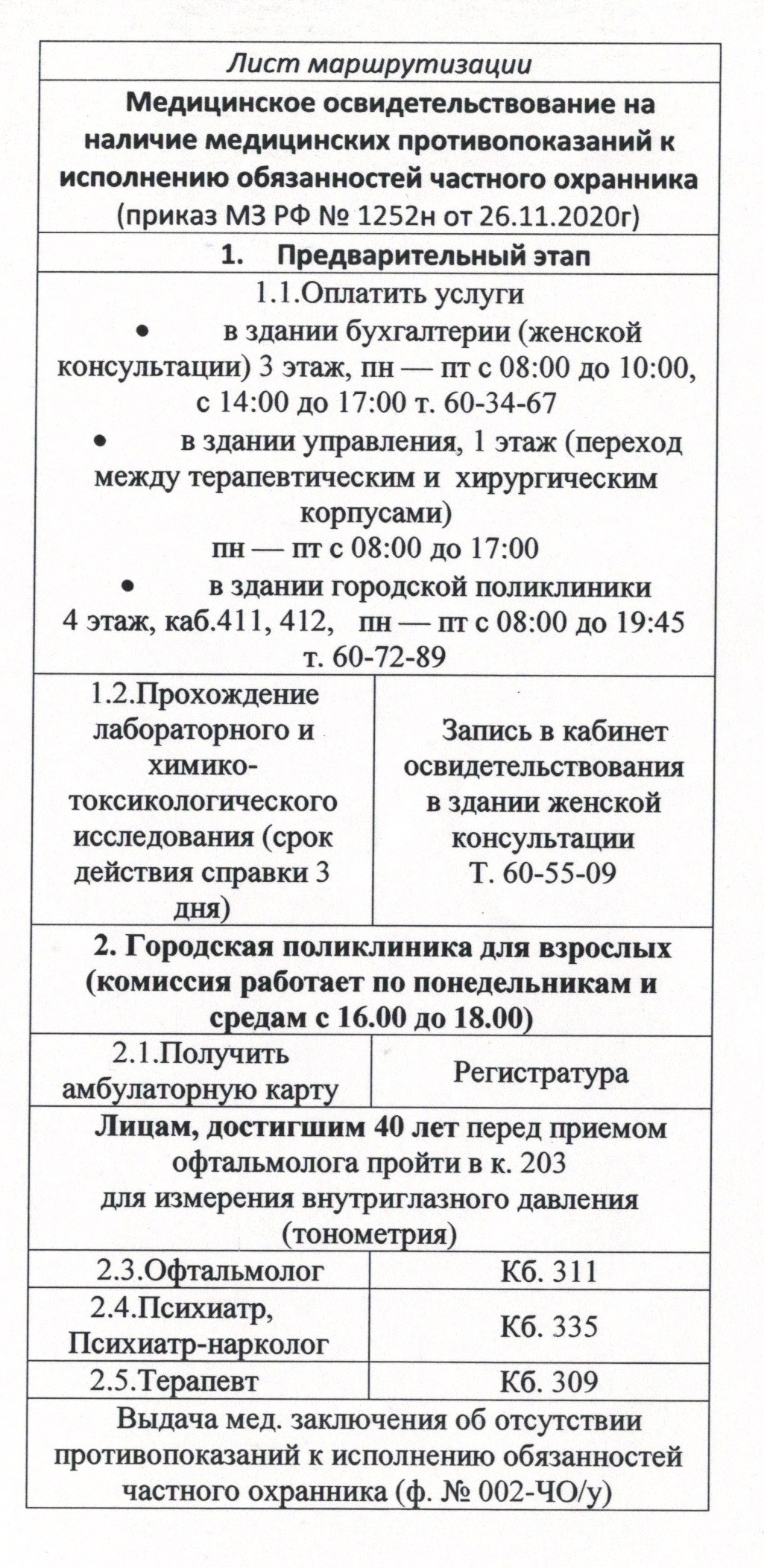 Стол справок мсч 59 взрослая поликлиника телефон